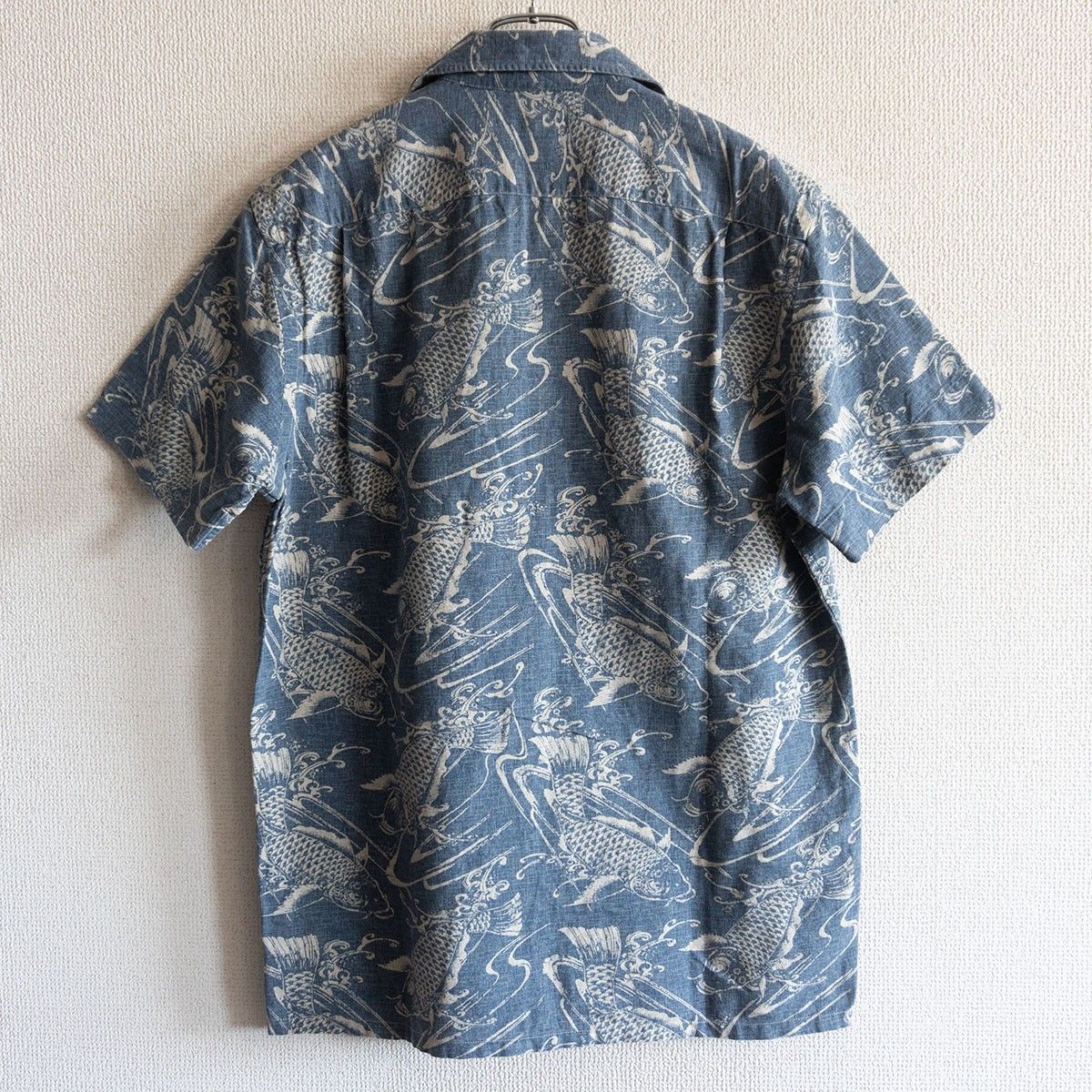 美品】POLO RALPH LAUREN 【鯉柄 オープンカラー リネン コットン 