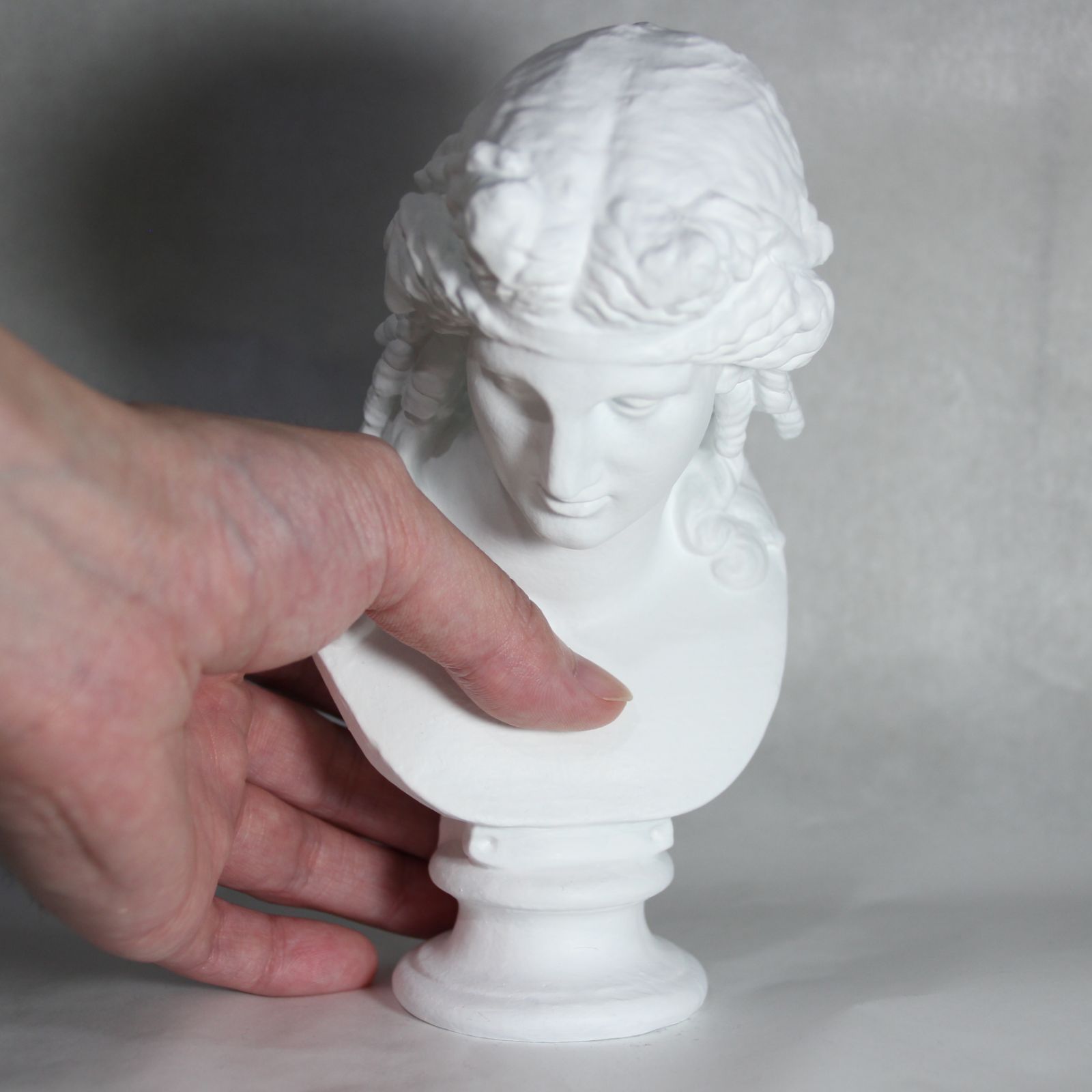 石膏像 デッサン アリアス ホワイト インテリア 彫刻 置物 レジン - 3D