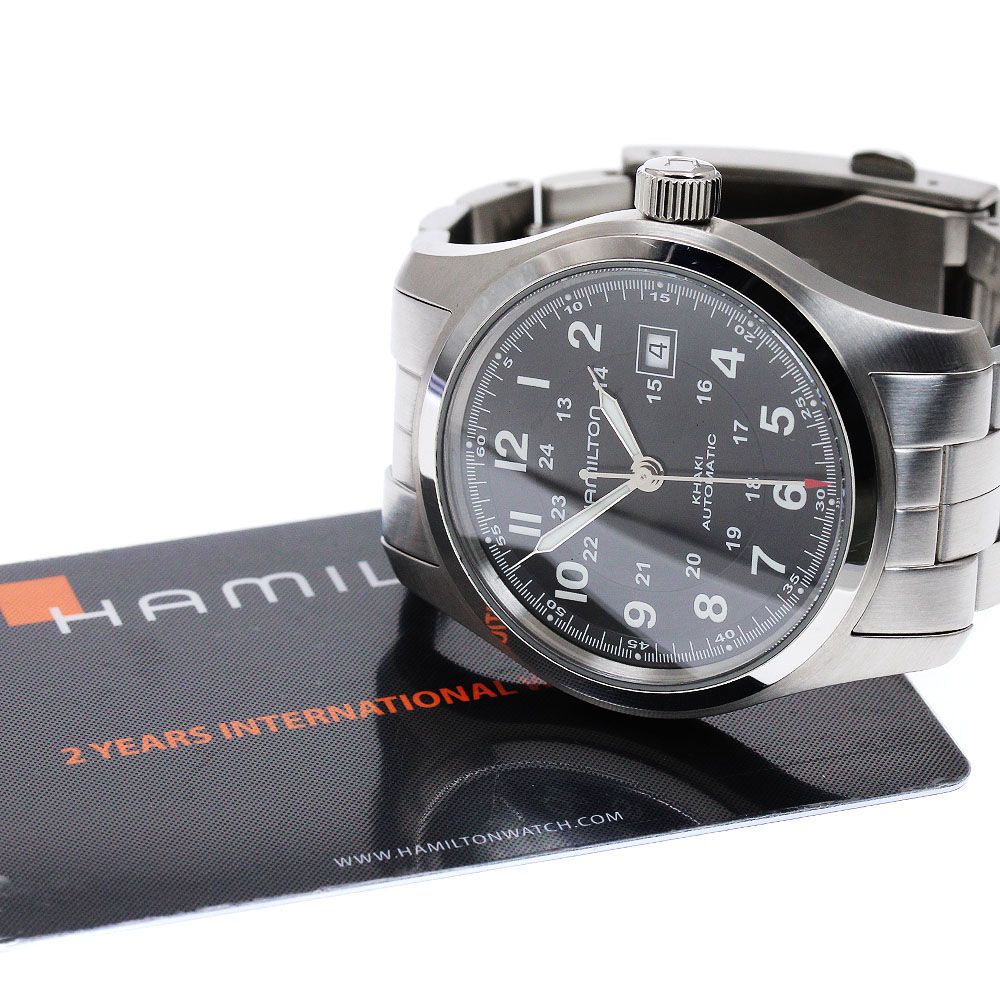 HAMILTON 自動巻き腕時計 ブラックH705450