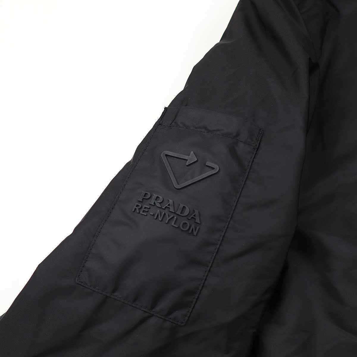 PRADA プラダ 20AW RE-NYLON ロゴプレートナイロンコーチジャケット