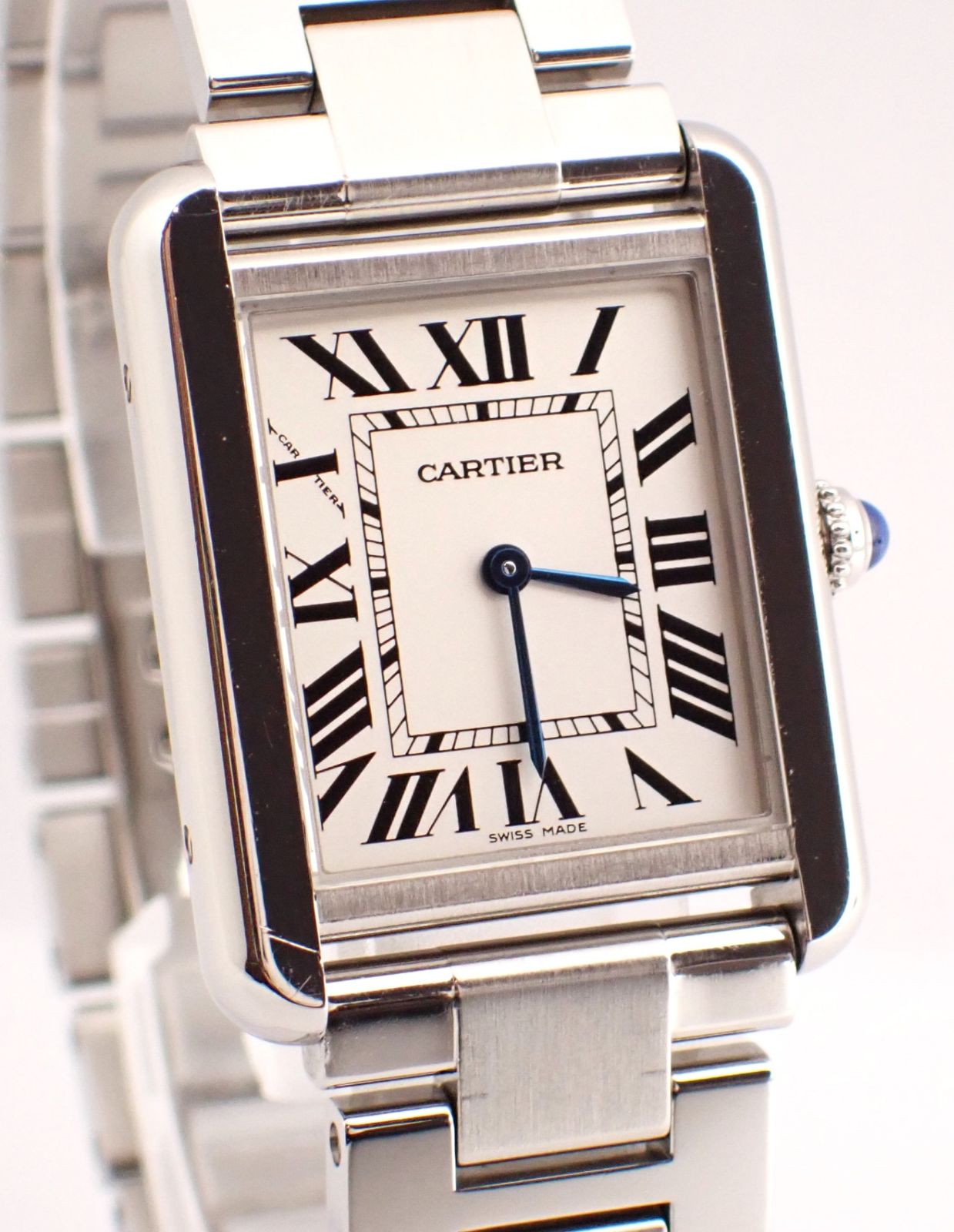 美品 Cartier(カルティエ) タンクソロSM W5200013 SS QZ ステンレス  