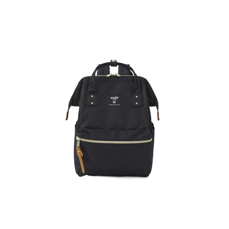 [アネロ] 口金 リュック (R)/A4 口金/撥水/多収納/PC収納 CROSS BOTTLE ATB0193Z ブラック