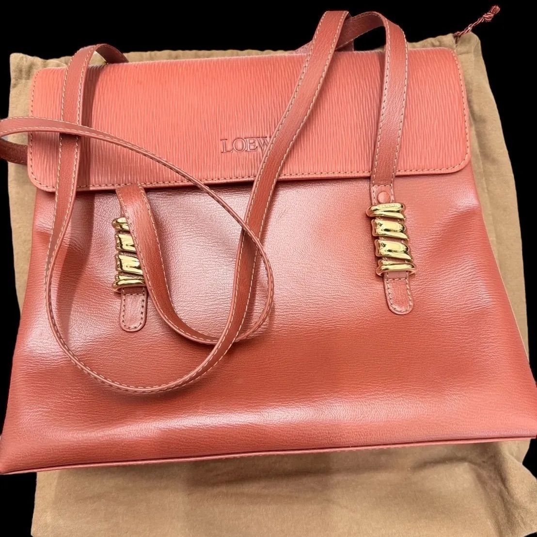 美品 希少 ヴィンテージ LOEWE ロエベ ベラスケス ジョルダーバッグ