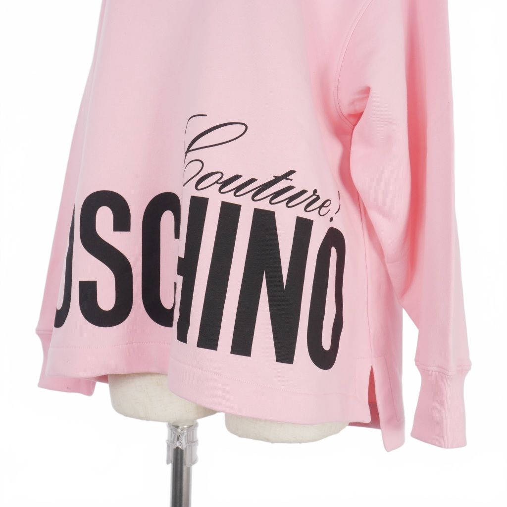 モスキーノ MOSCHINO ロゴ プリント クルーネック スウェット