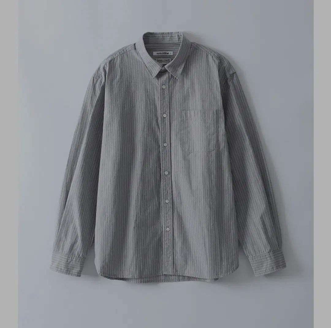 ウッドビー サービス OF スタンダード ストライプ シャツ イェロー Indigo XL