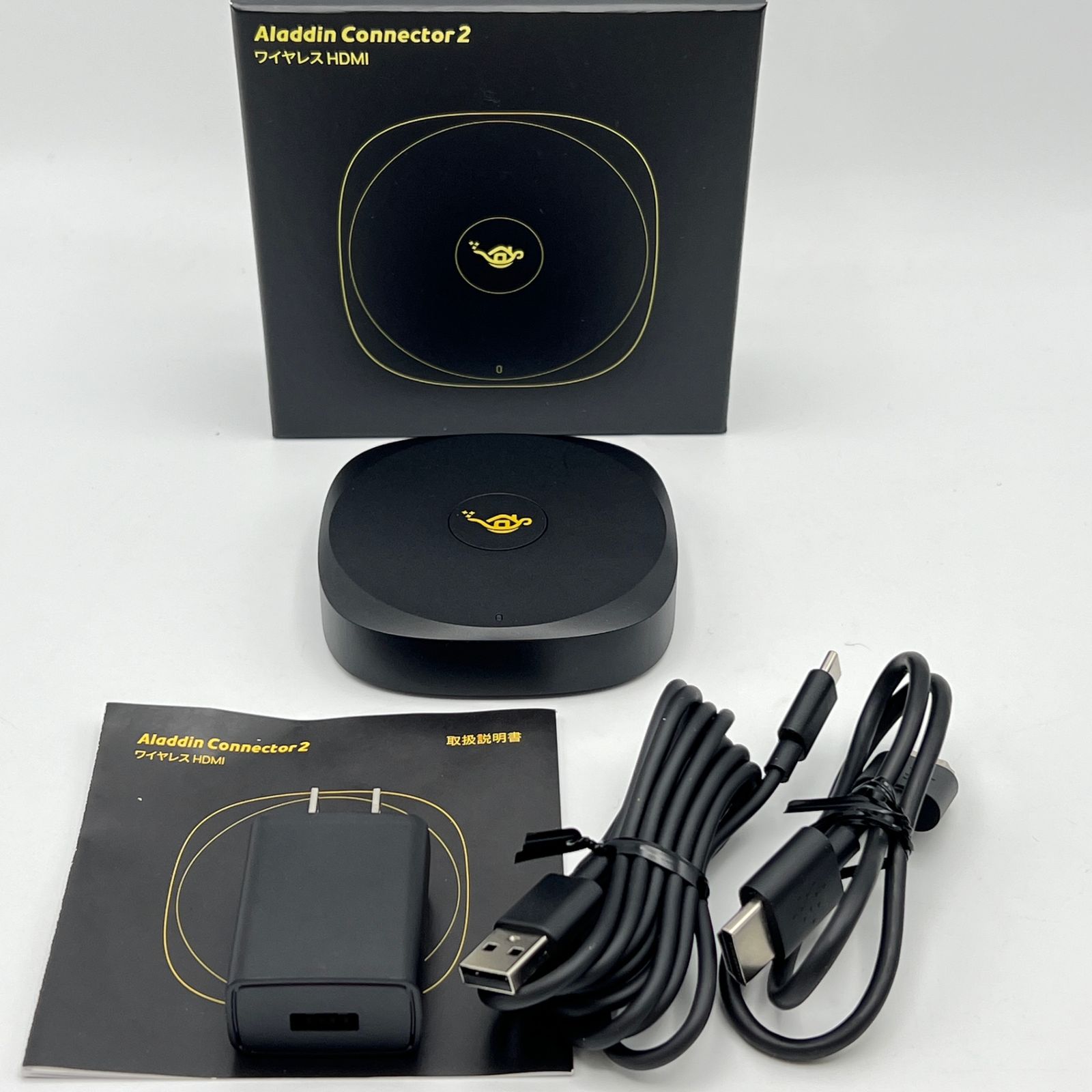 美品！popIn Aladdin X2 Plus ワイヤレスHDMI セット Amazon | Aladdin X2 Plus ワイヤレス HDMI コネクター2 セット 第2