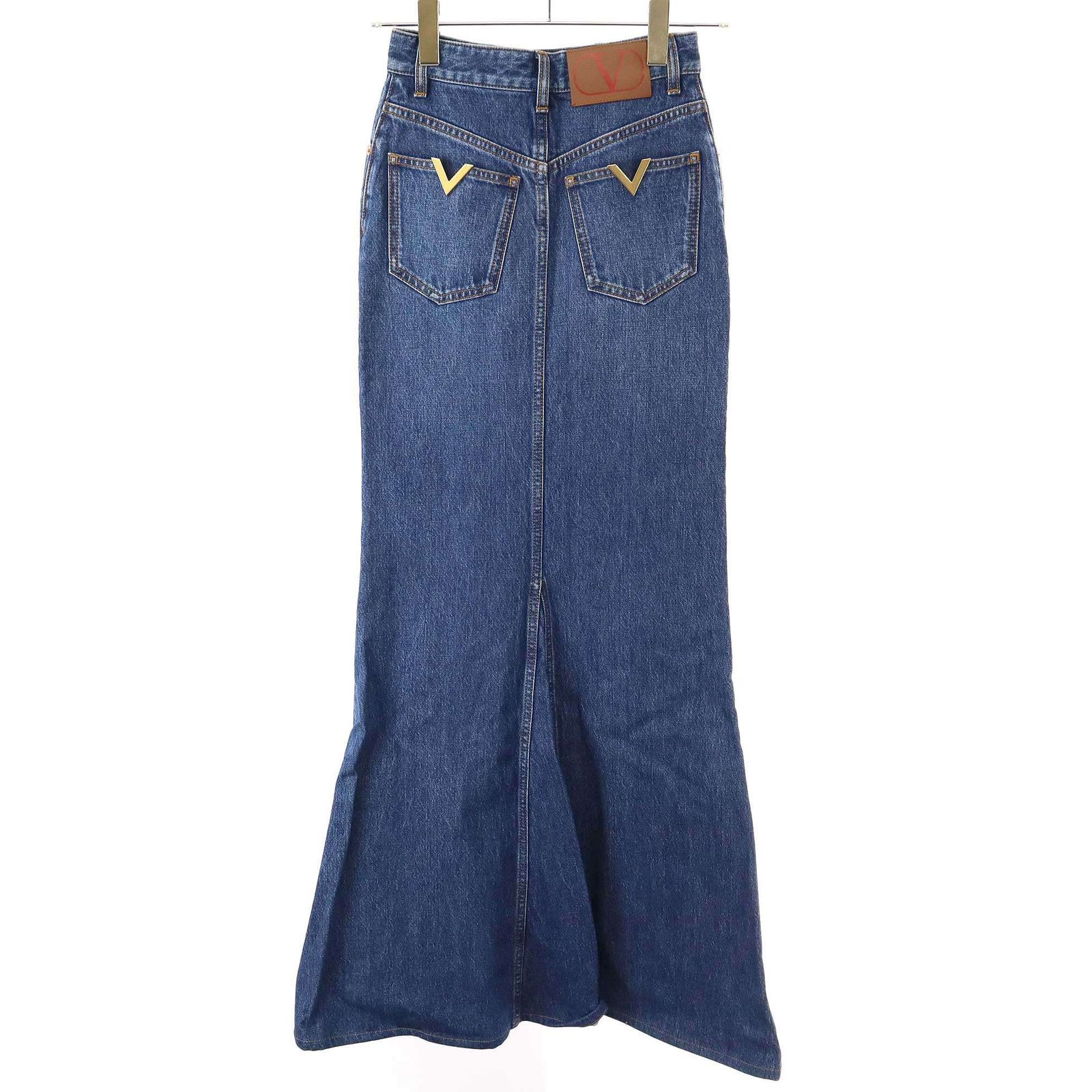 VALENTINO ヴァレンティノ 23AW High Waist Denim Skirt ハイ