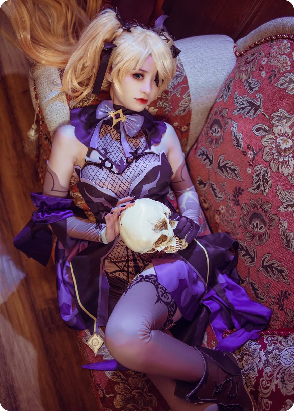 原神 フィッシュル 同人メイド フルセット コスプレ衣装 原神 げんしん