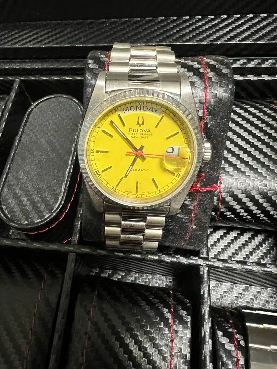 ブローバ SUPER セビル DAY DATE オートマチック 時計