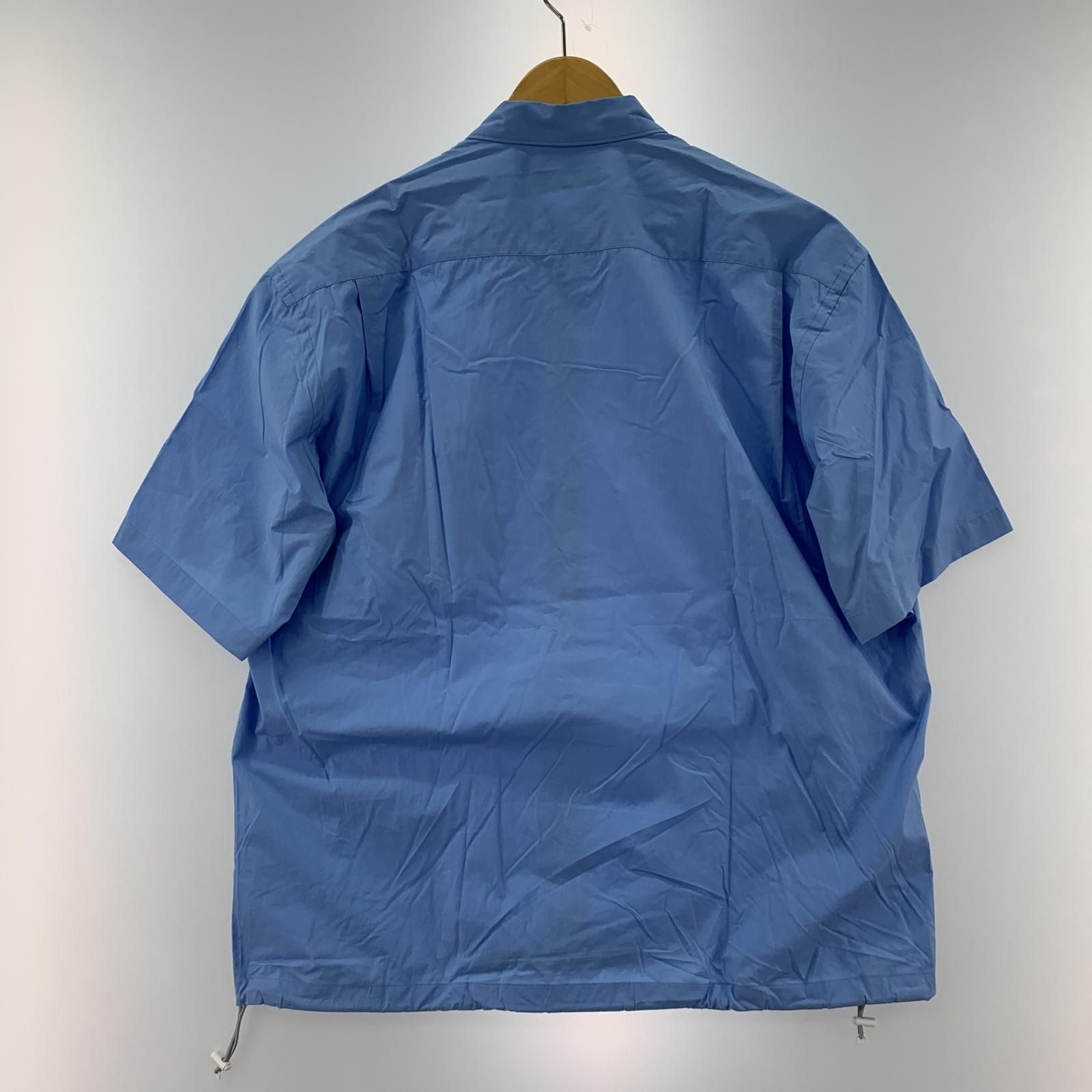 COMME des GARCONS homme 24ss 綿ブロードシャツ M ブルー - メルカリ