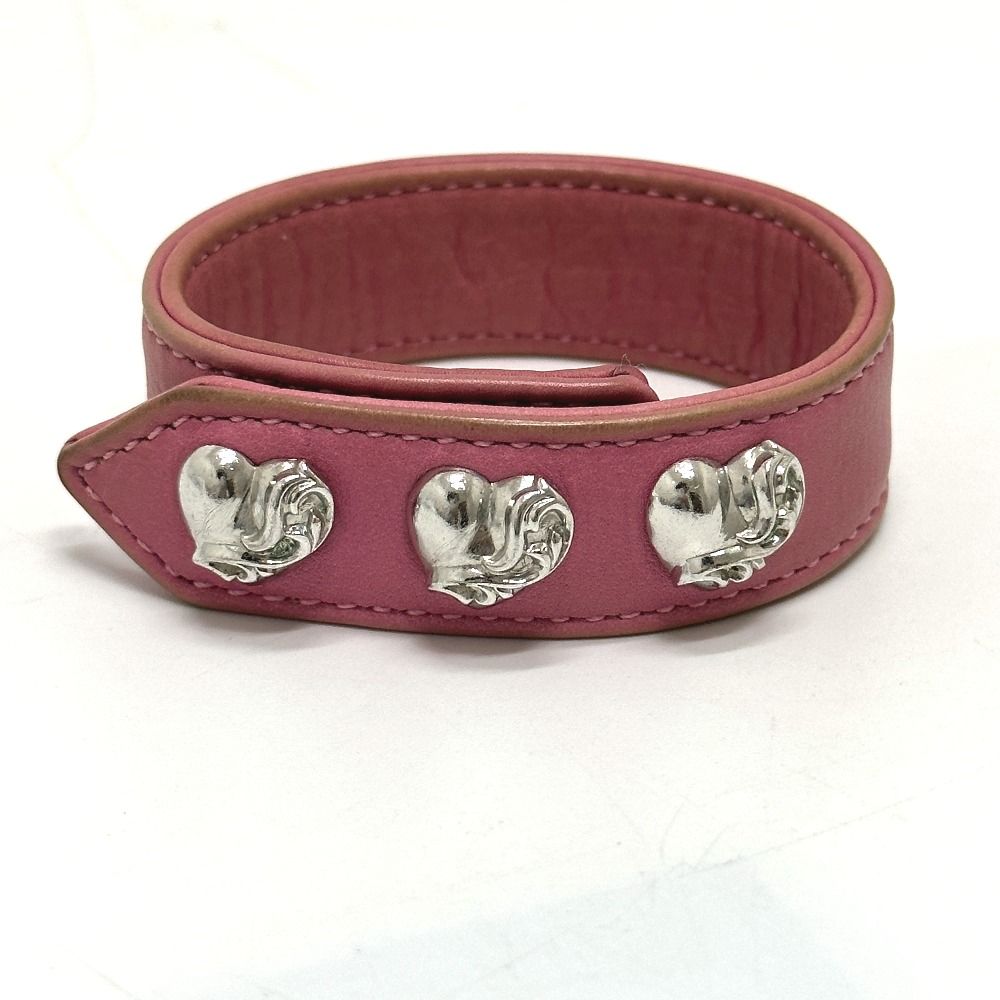 CHROME HEARTS クロムハーツ ブレスレット 3ボタン2スナップ ハート