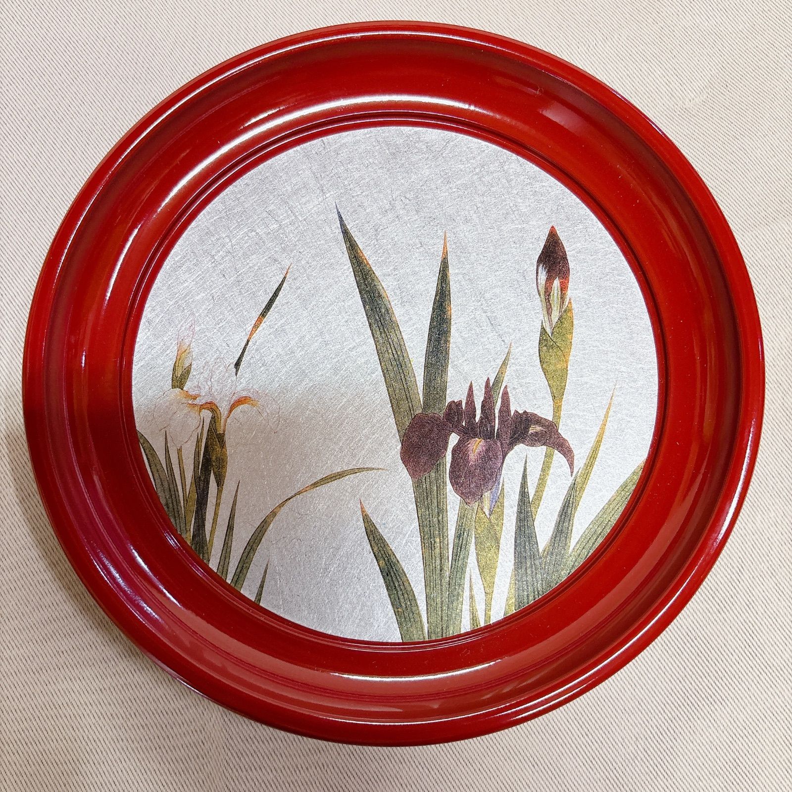 金沢箔 金箔 手描き 菓子鉢花柄装飾の漆器の椀 箔一 金沢箔工芸 HAKUICHI ORIGINAL 菓子皿 花柄 銀 漆器 5枚