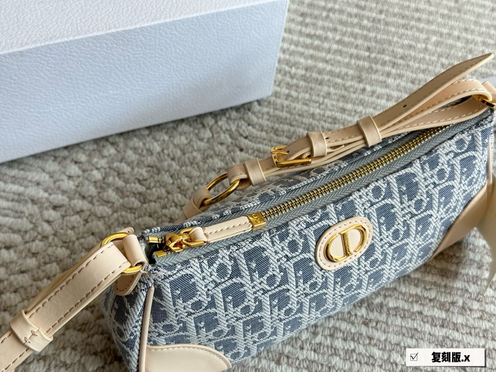 Diorディオール★Underarm Bag★アンダーアームバッグ★ブラック 今日特価】DIOR Baguette Hobo Underarm Bag ディオール