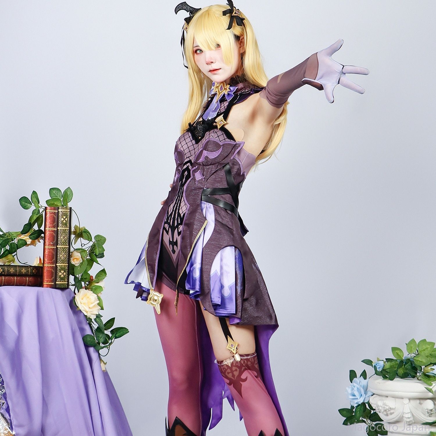 コスプレ衣装原神フィッシュルゲームアニメコスチューム断罪の皇女コスプレ服セット