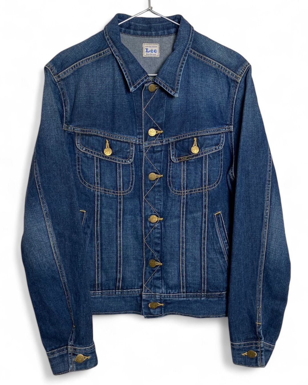 LEE リー デニムジャケット イエローステッチ 古着 70s Lee イエロー