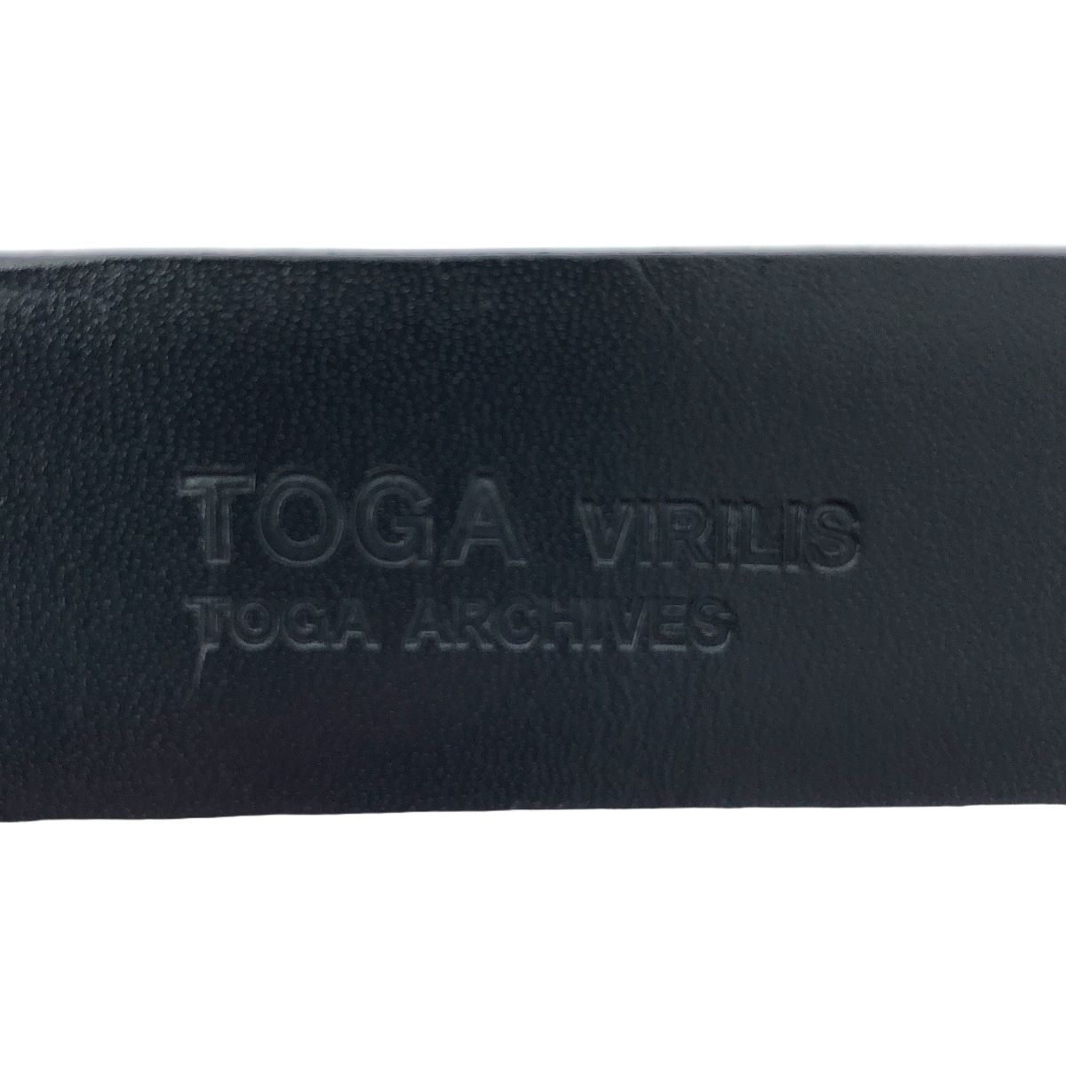 TOGA VIRILIS / トーガビリリース | Metal buckle belt / メタル