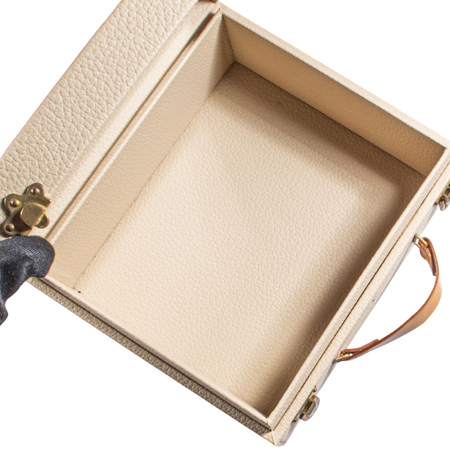LOUIS VUITTON - LOUIS VUITTON ルイ・ヴィトン ボワットフラコン M21828 インテリア 化粧ケース メイクボックス バニティ ブラウン ゴールド【中古】 LOUIS VUITTON ルイ・ヴィトン ボワットフラコン M21828