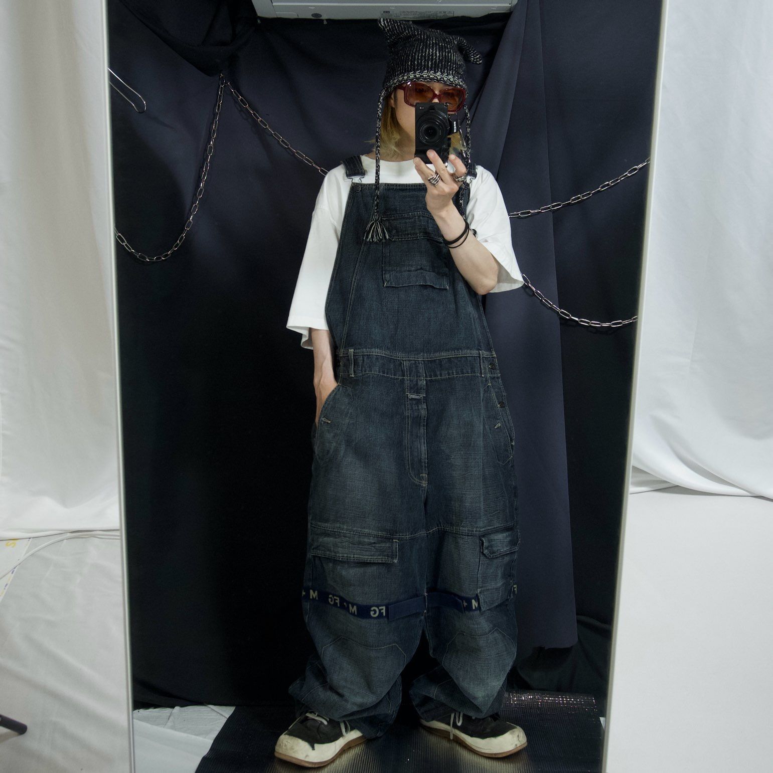 Marithe Francois Girbaud Denim Shuttle Pants Overall マリテ