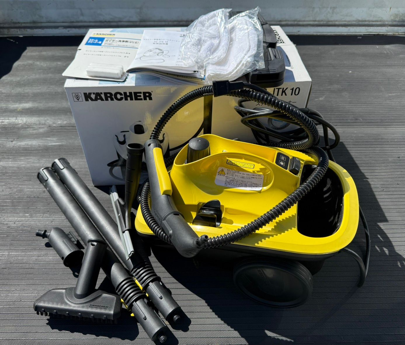 KARCHER 家庭用スチームクリーナー SC JTK 10 KARCHER SC JTK 10 スチームクリーナー