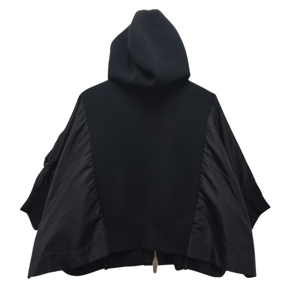 SACAI サカイ 21AW 品番 21-05577 stitching bat sleeve hooded jacket 異素材 切替 ドッキング  ブルゾン ジャケット 正規品 / 35710 - メルカリ