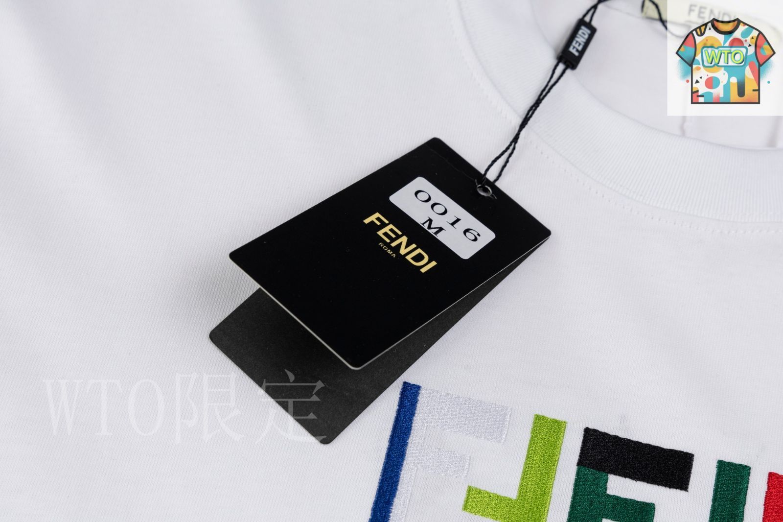 【FENDI】25SS＊Fendiクレスト刺繍 コットン Tシャツ 半袖 今日特価】FENDI 25SS 刺繍ロゴ T シャツ-2 - メルカリ
