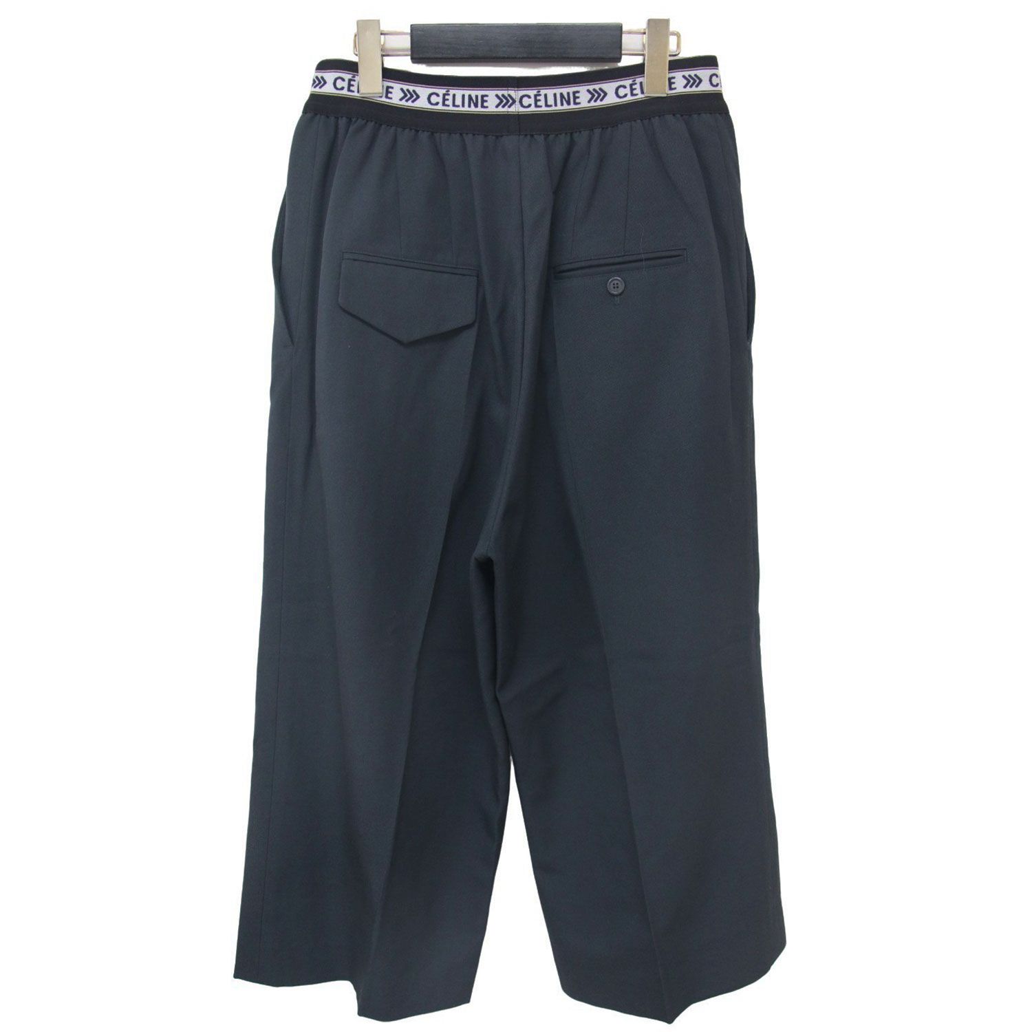 CELINE セリーヌ ズボン パンツ セリーヌ CELINE コットン ベルベット ロゴ ジャージ