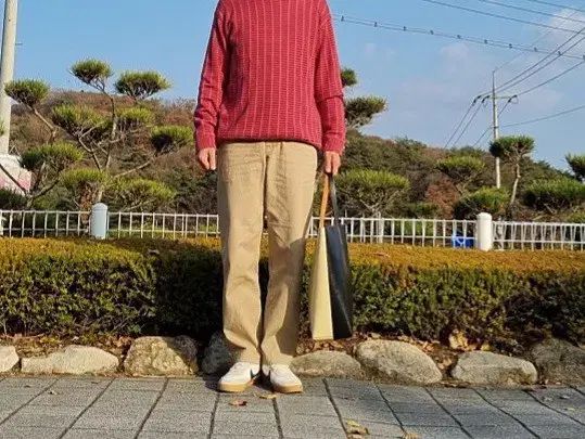 バイカー チノパンツ