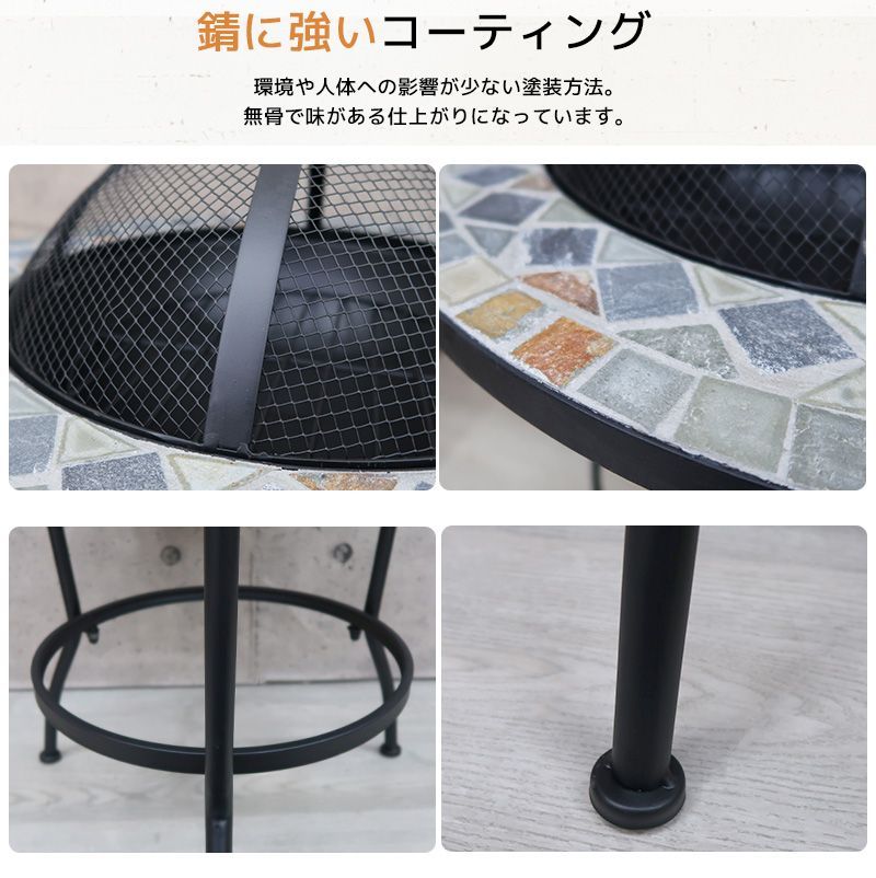 焚き火台 蓋付き 大人数用 キャンプ バーベキューコンロ