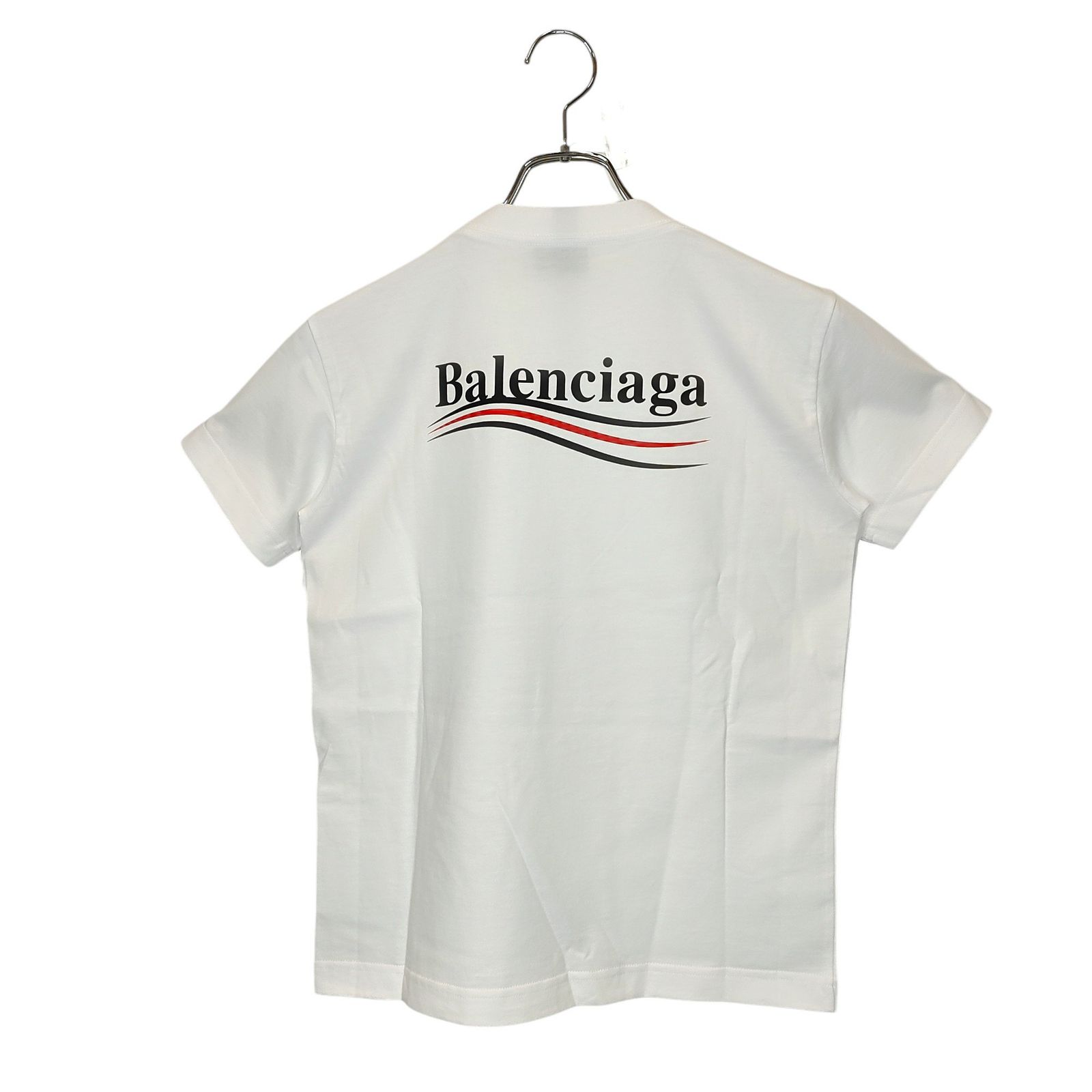 ☆BALENCIAGA☆POLITICAL CAMPAIGN 半袖Tシャツ 正規品 Balenciaga Political Campaign Tシャツ | ブルー | FARFETCH JP