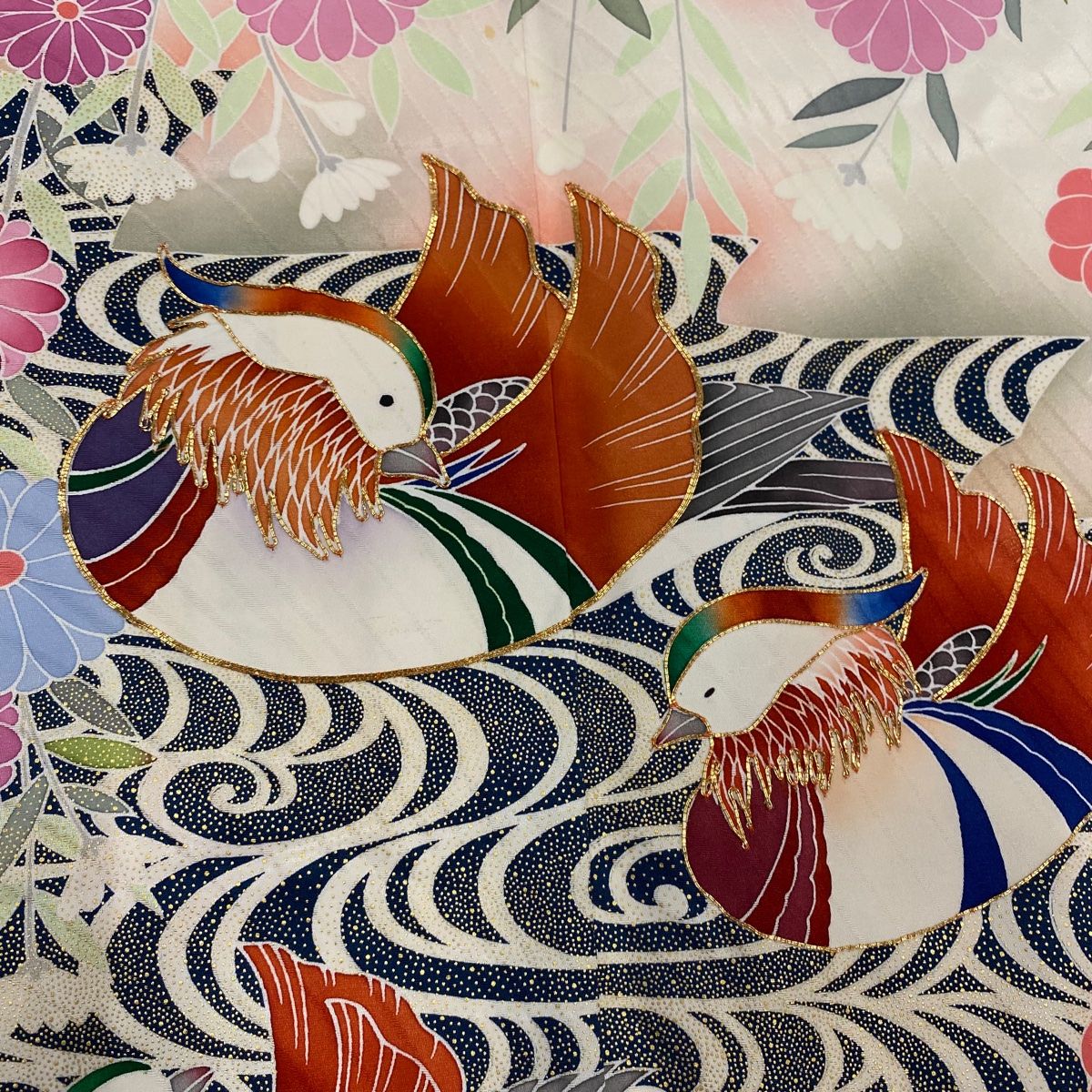 きものヱビス ■ お召 猫の柄 身丈165cm 裄69cm きものヱビス □ お召 猫の柄 身丈165cm 裄69cm 【公式通販】