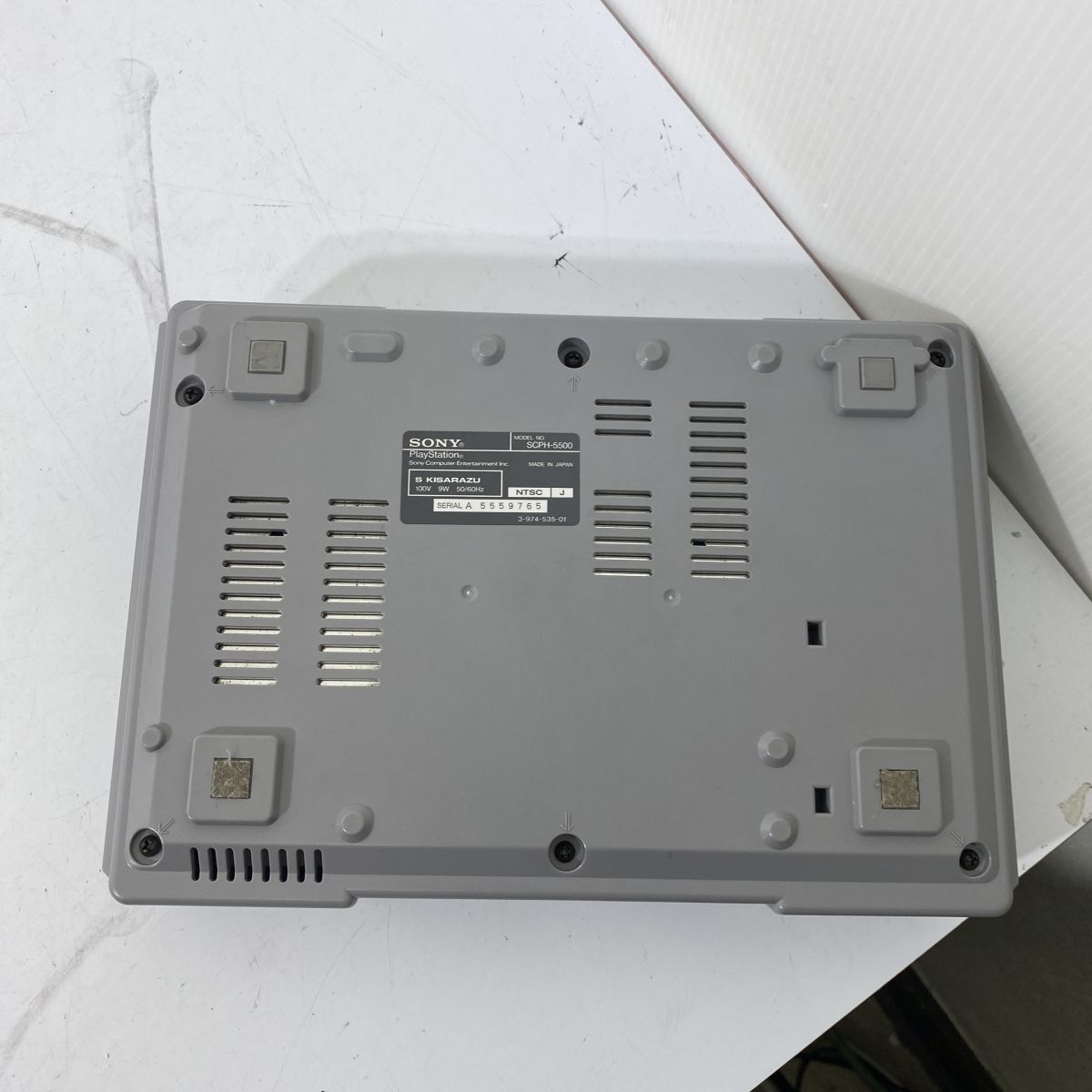 SONY SCPH-5500#稼働確認済みです。＃価格交渉可能 動作確認済み SONY PlayStation1 PS1 本体 SCPH-5500 箱付き