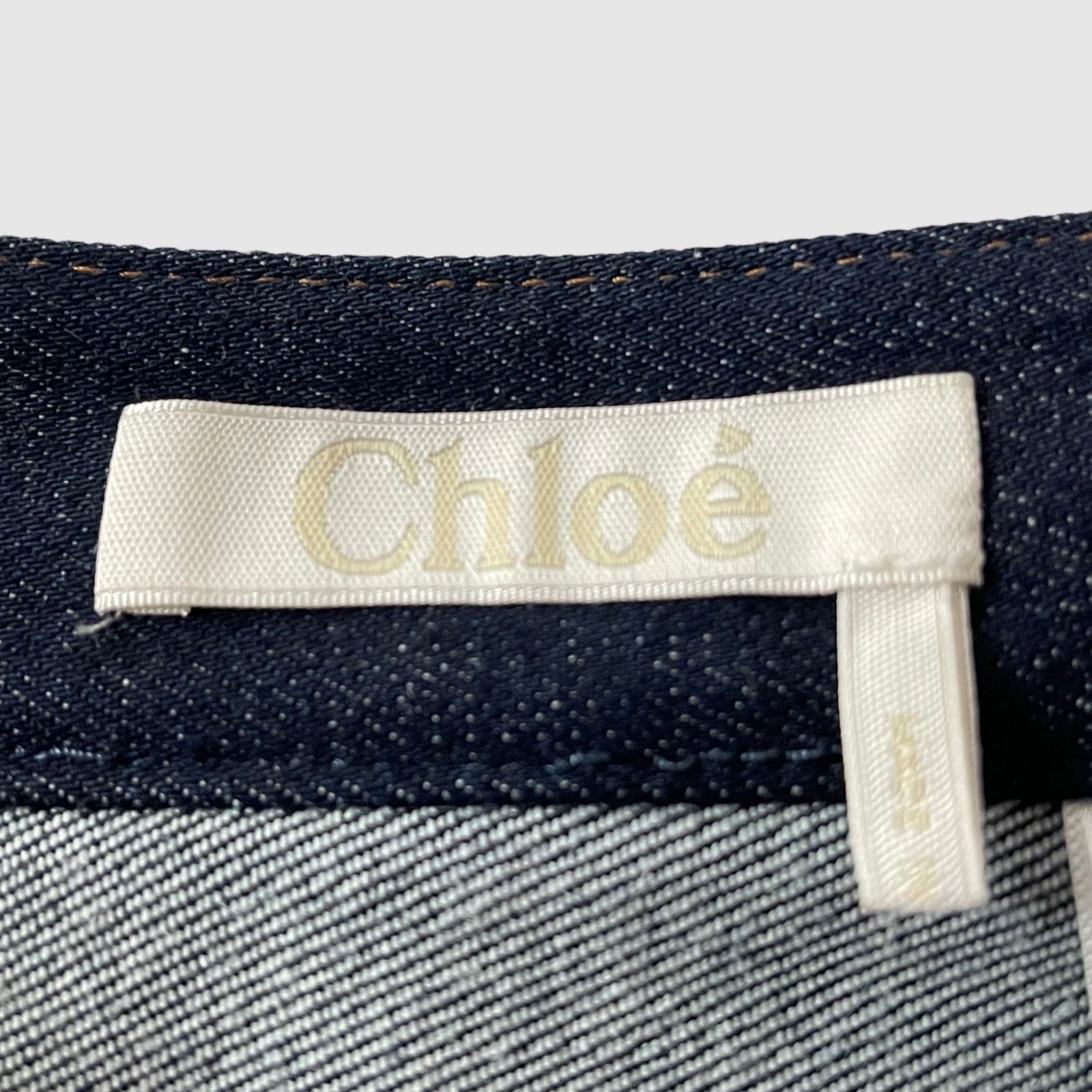 完売 Chloe クロエ デニムペンシルスカート