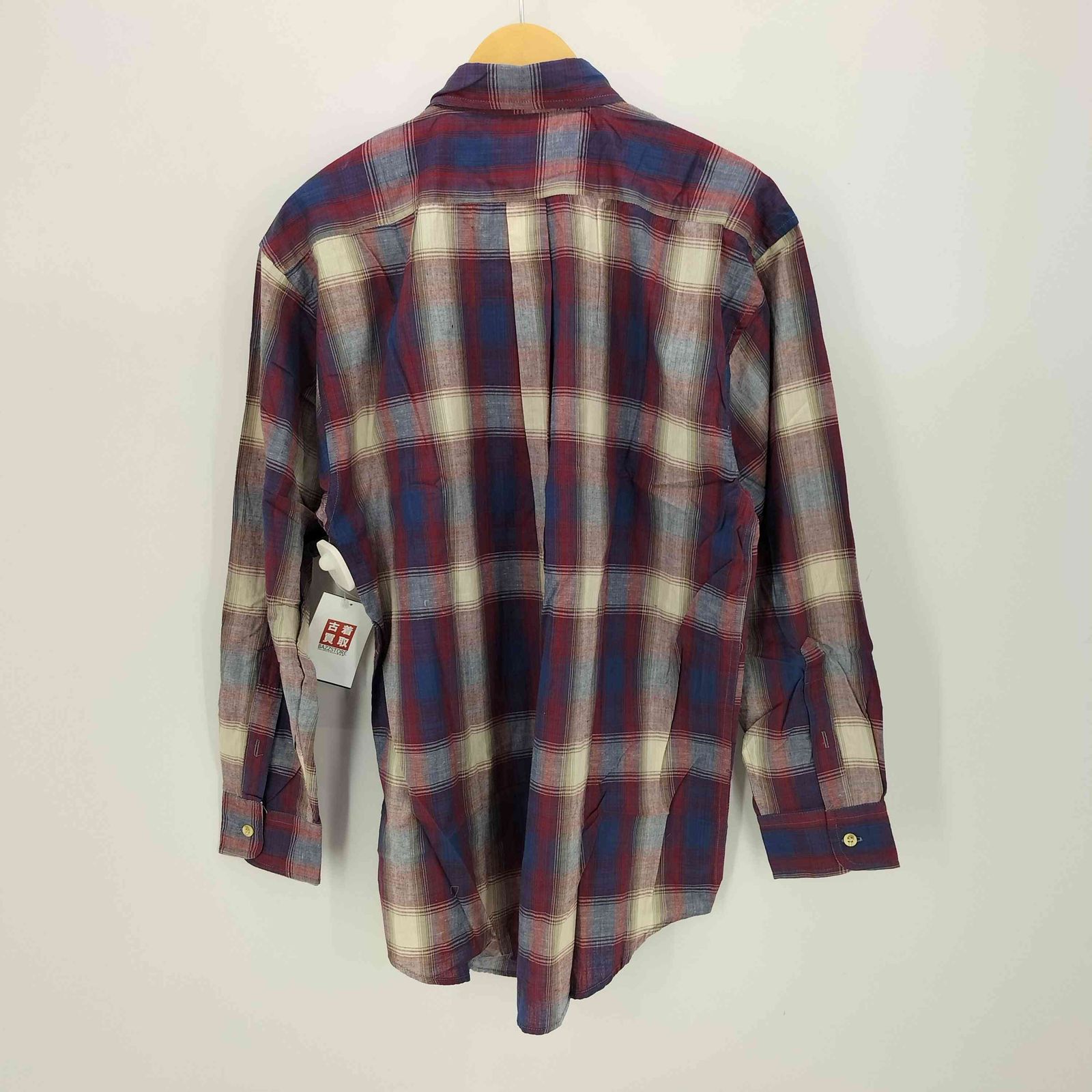Kearney House ラガーシャツ Mサイズ ブラウンストライプ KANEMASA PHIL.＜カネマサフィル＞ストライプ柄シャツ（2229993