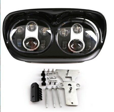 純正タイプ ハーレー ロードグライド LEDヘッドライト ハーレーダビッドソン Road Glide FLTRU FLTRX FLTRXSE FLTRX FLTR EFI FLTRI blk