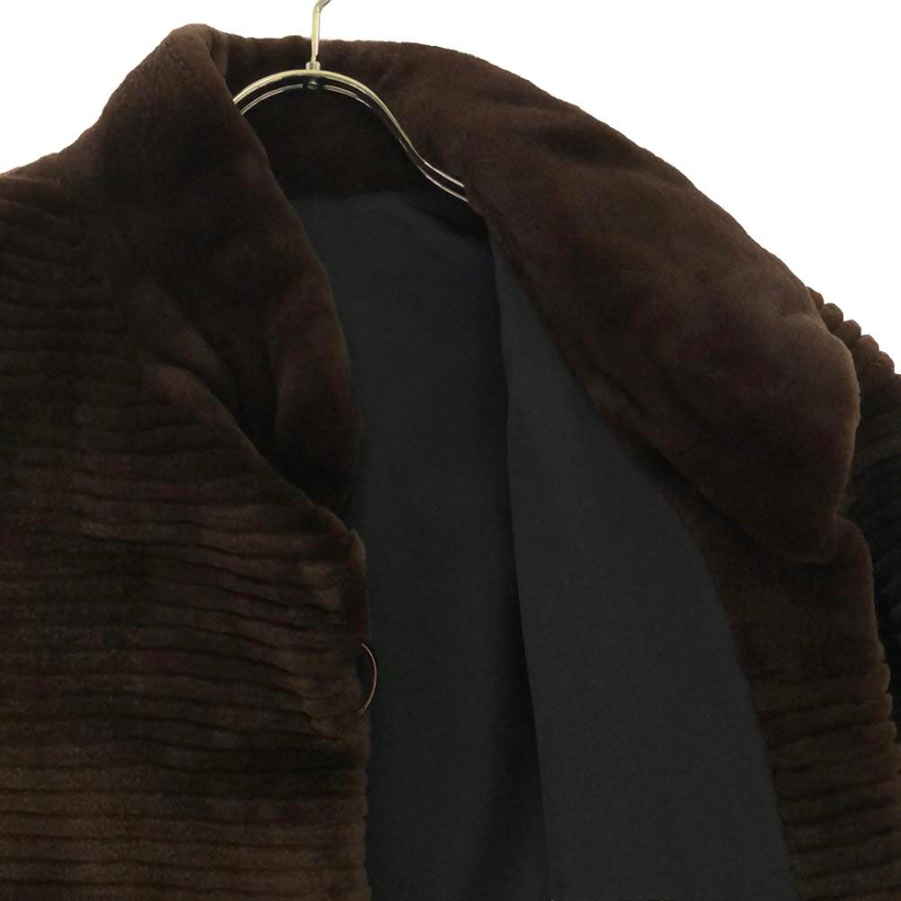 サガミンク ファーコート F ブラウン SAGA MINK 毛皮 レディース