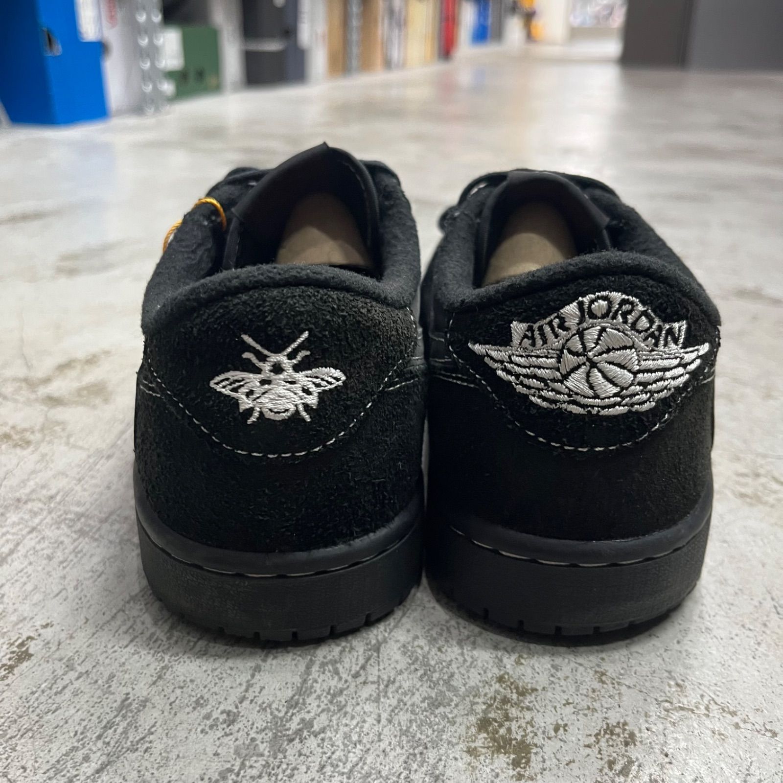 Travis Scott NIKE Air Jordan 1 Low OG SP Black Phantom エア