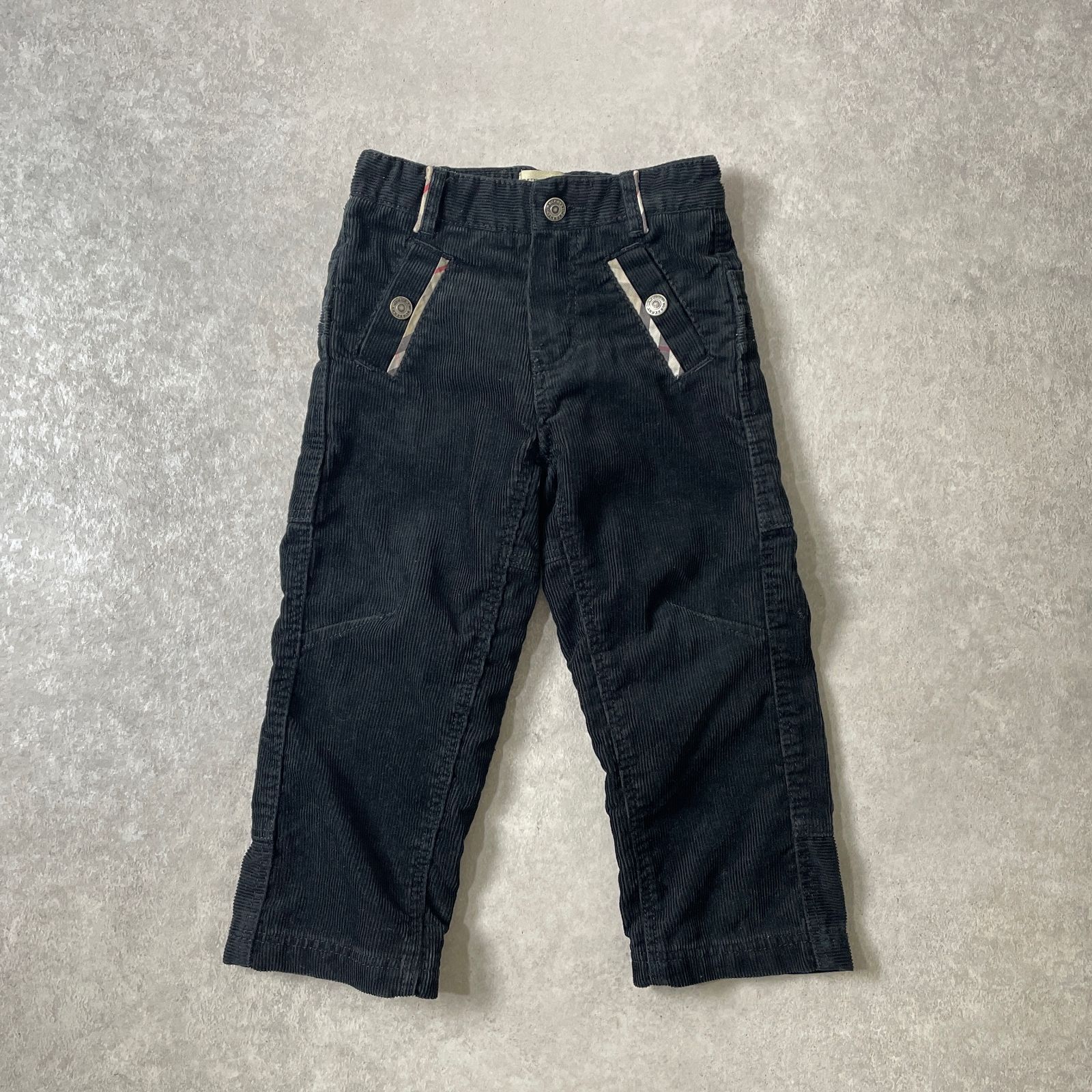 BURBERRY キッズ ベイビー 90cm ノヴァチェック ロゴボタン 