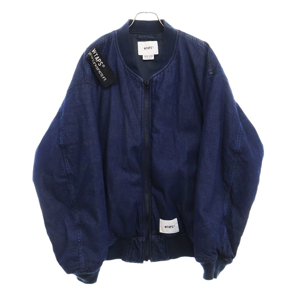 ダブルタップス　22aw　デニムボンバージャケット　インディゴ　サイズ2。 ダブルタップス 22aw デニムボンバージャケット インディゴ サイズ2