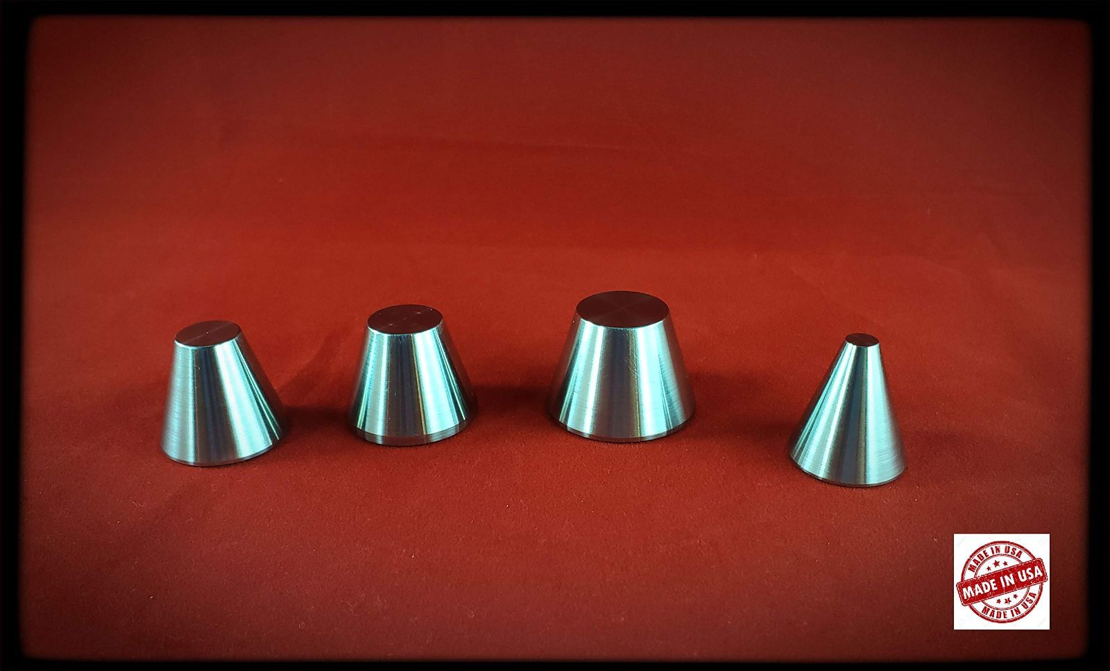 ステンレススチール折りたたみ式コーンセット 1 4インチ 1 2インチ 5 8インチ 3 4インチ Degrees 17