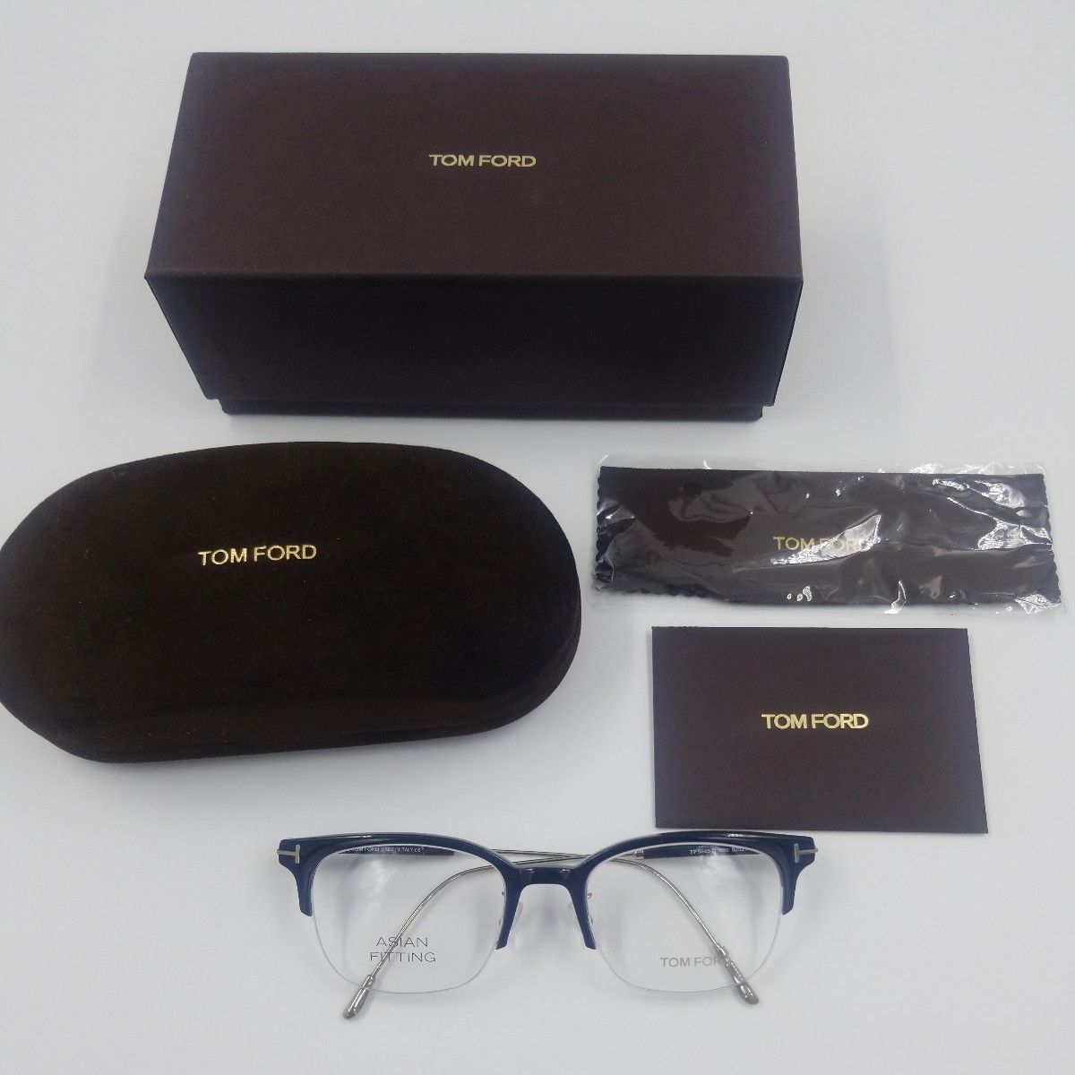 トムフォード メガネフレーム TOM FORD TF5645-D 090 アジアンフィット