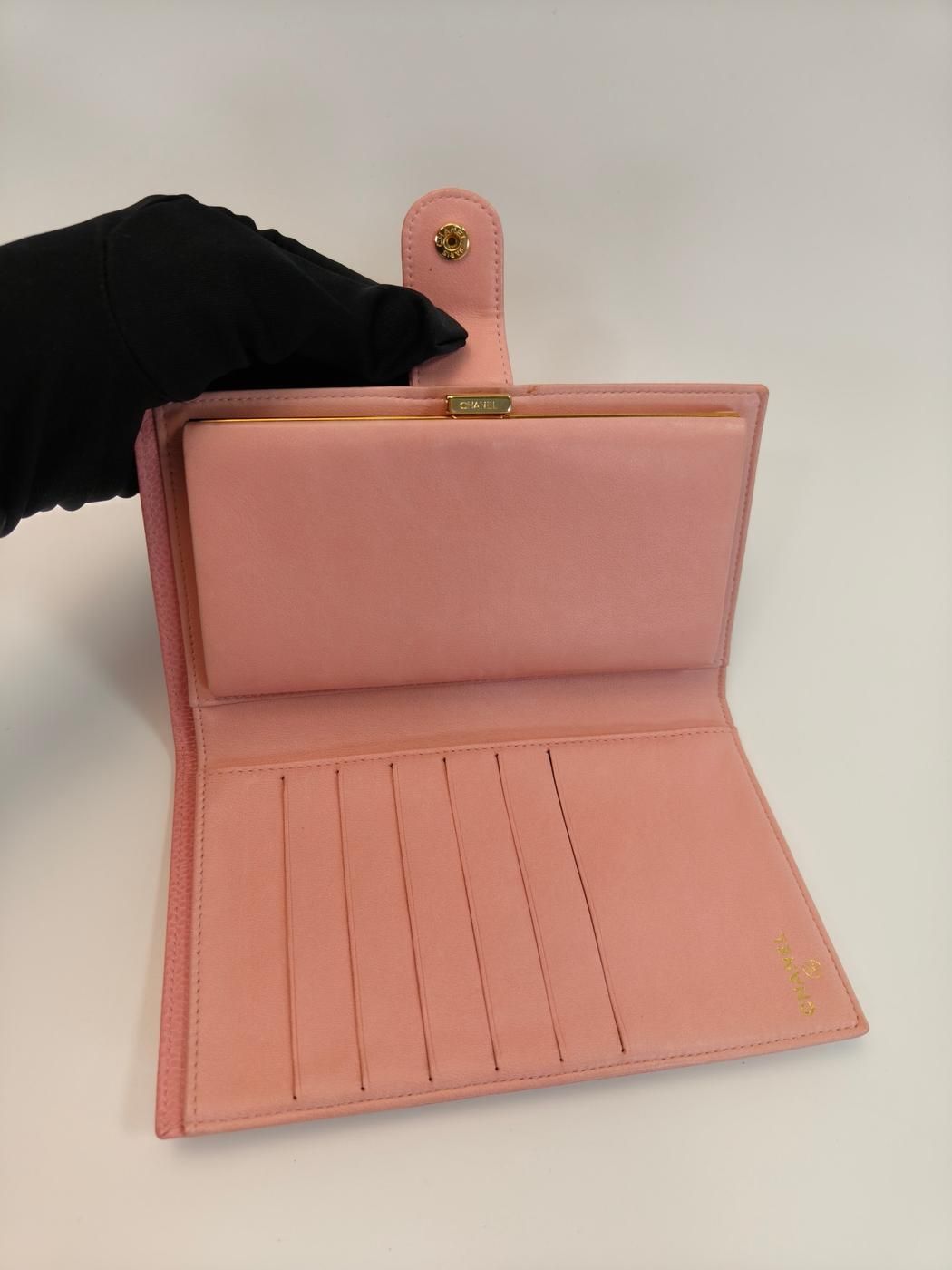 限界価格‼️CHANEL がま口 二つ折り財布 キャビアスキン ココマーク