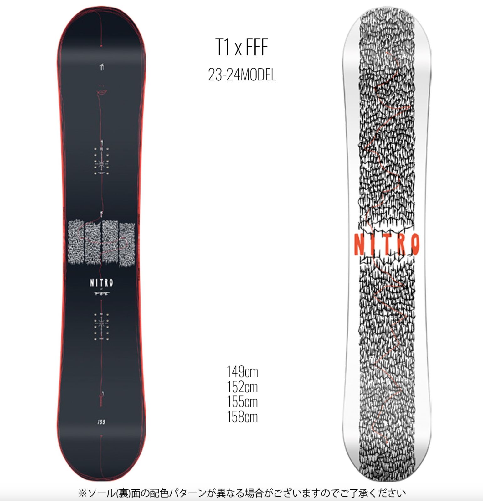SALE20%OFF】スノーボード NITRO T1 Size:147 - メルカリ
