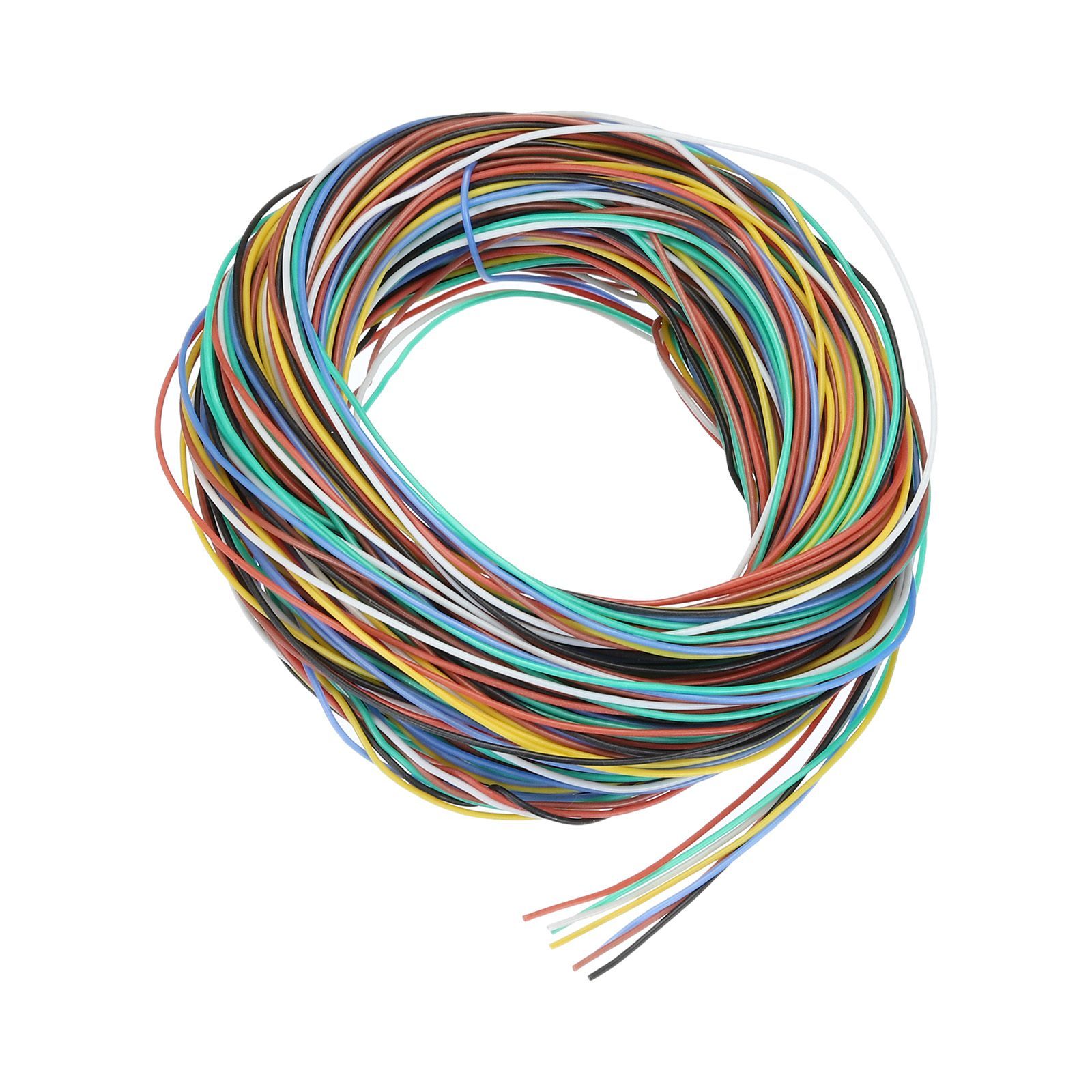 uxcell 30ゲージのPVCフックアップワイヤー 7.5m/25ft 30AWG