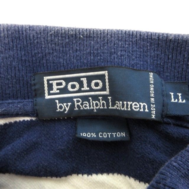 90s Ralph Lauren ホーダー マリン 長袖ポロシャツ ポロ ラルフローレン POLO RALPH LAUREN 90s ボーダー