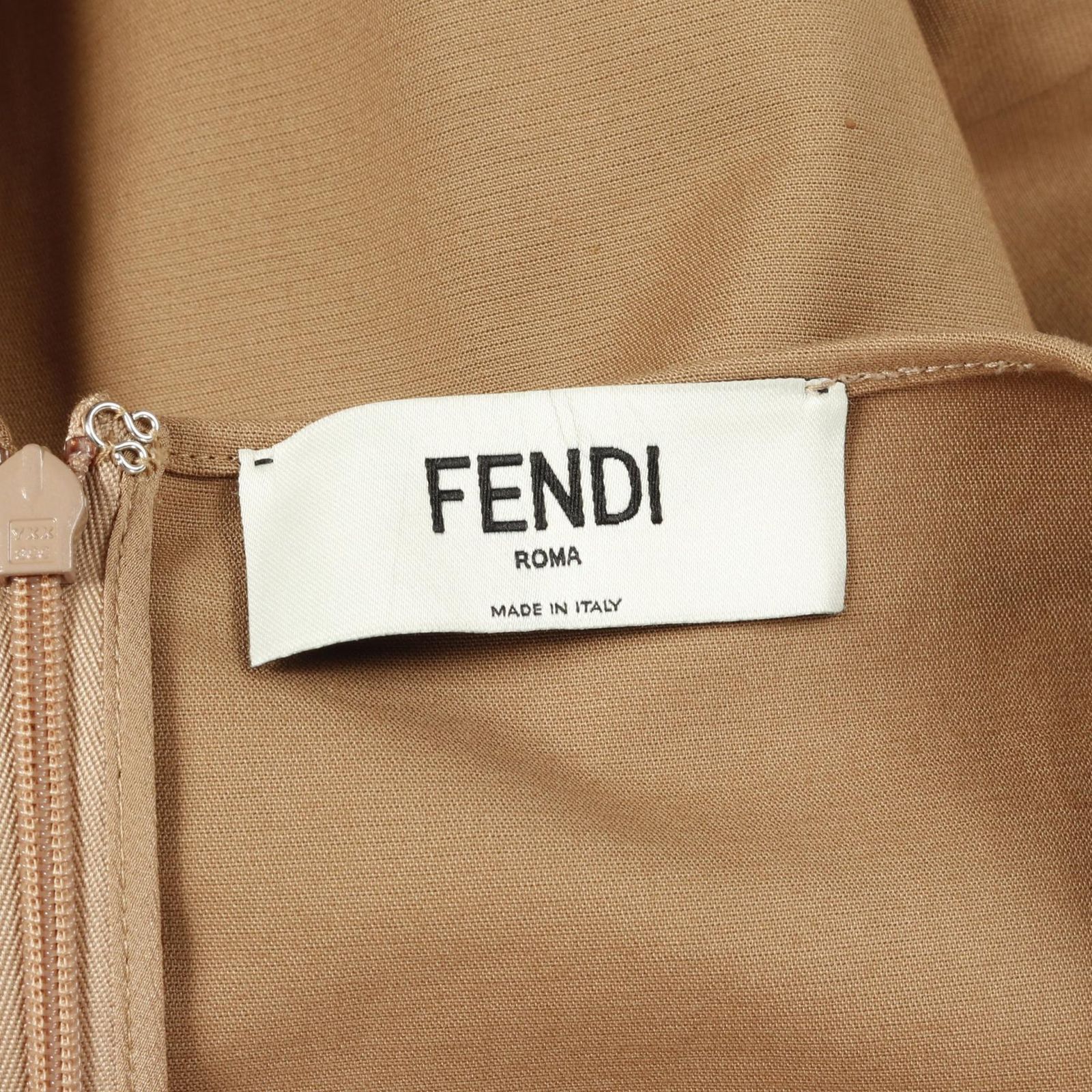 フェンディ FENDI ワンピース ロングフレアドレス コットン
