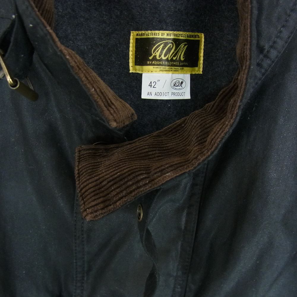 ADDICT CLOTHES アディクトクローズ ACV-WX02 WAXED COTTON BMC JACKET