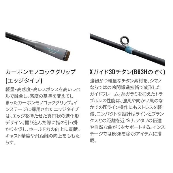 シマノ インステージ B63H 24年モデル インステージ」はシマノが提案