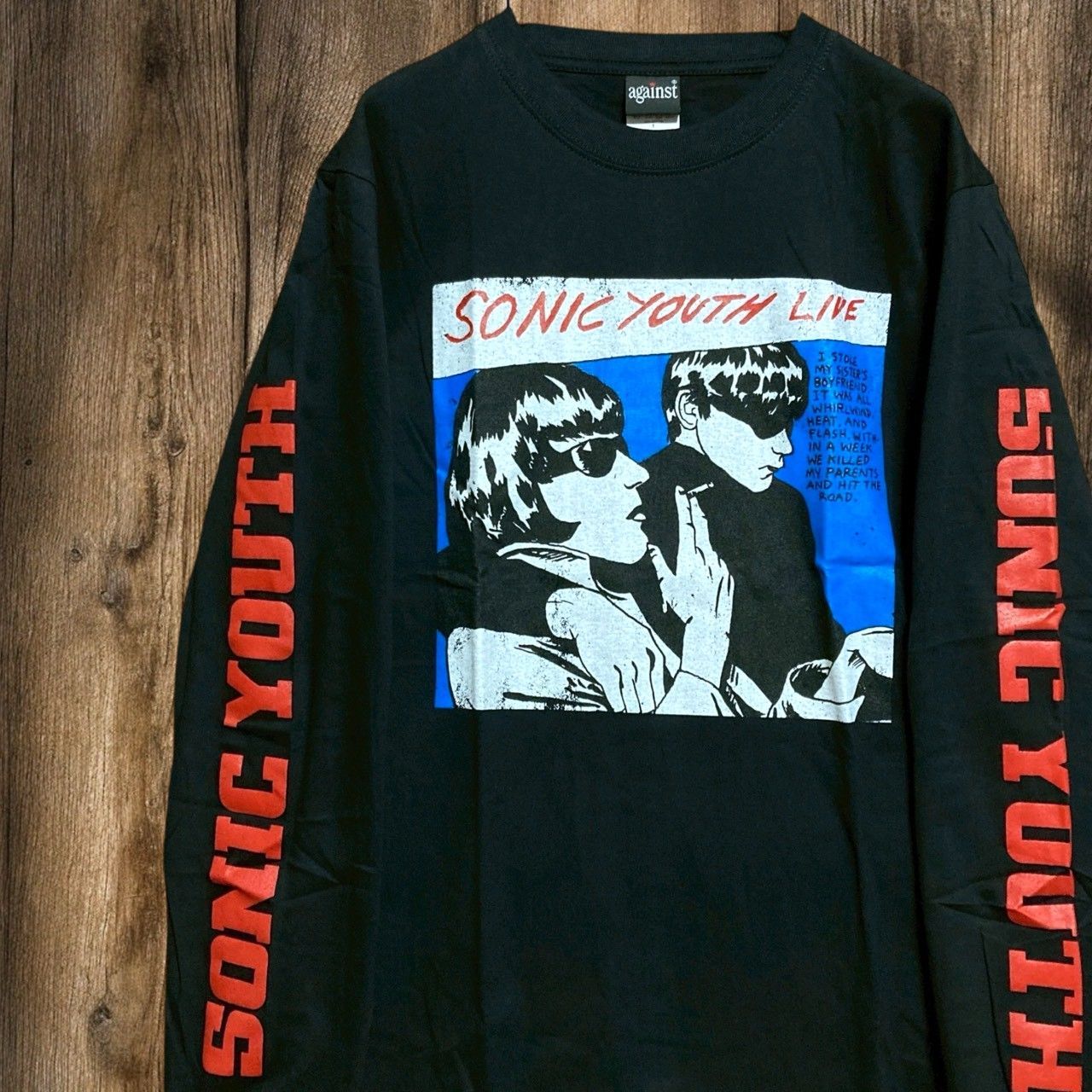 ⭐︎ ソニックユース Sonic Youth ライブ LIVE 黒 バンド T