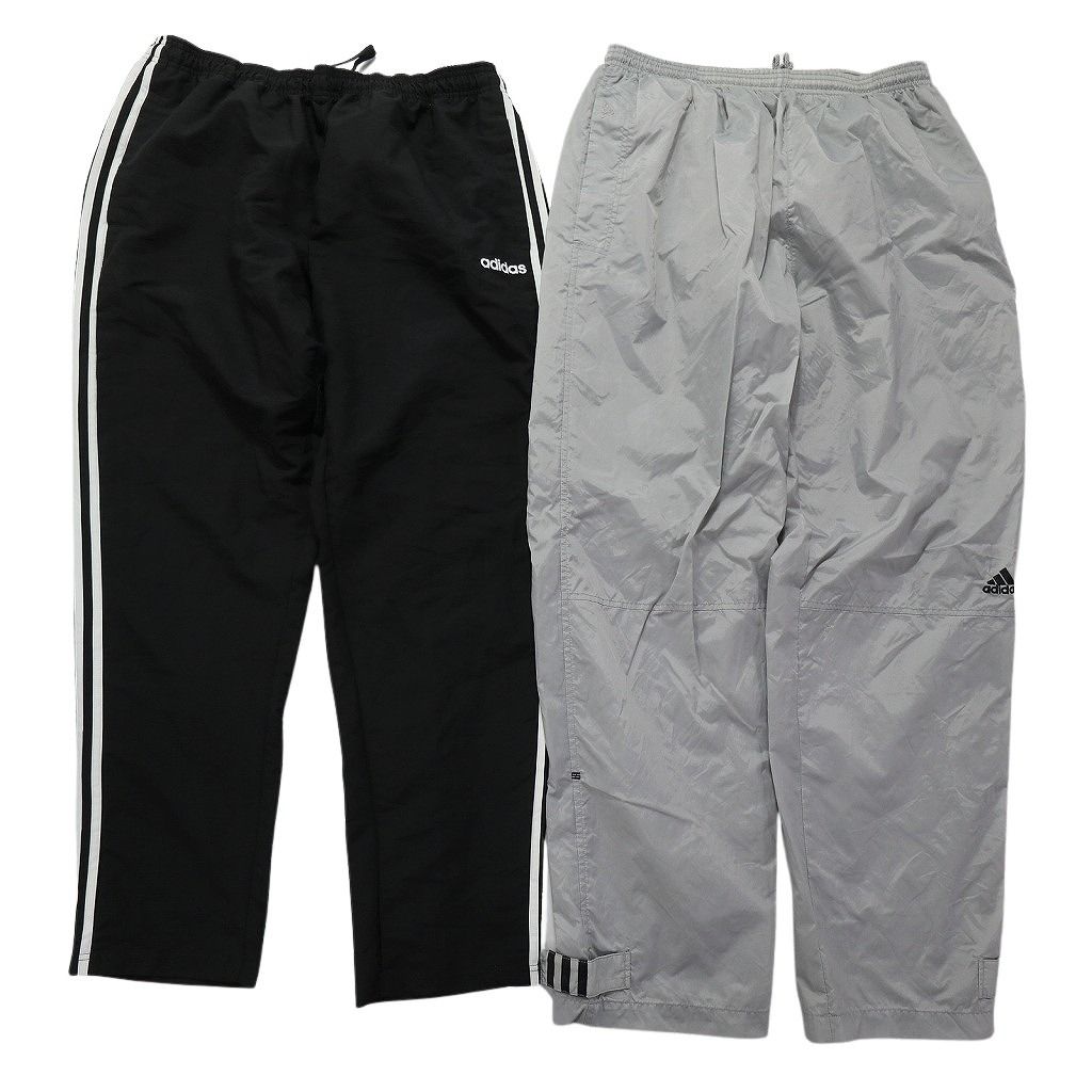 古着卸 まとめ売り アディダス adidas ウインドブレーカー パンツ 8枚セット メンズ 2XL サイドジップ マルチカラー 古着 NC0901 WWW_NOITHATQUANGTHANH_NET