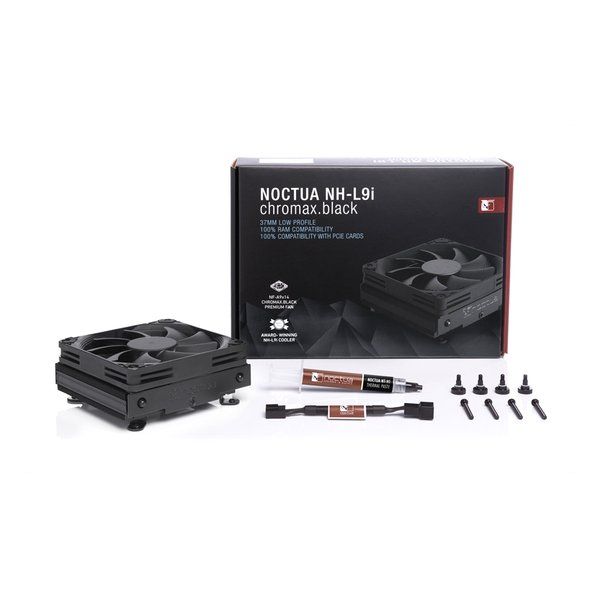  Noctua ノクチュア NH-L 9 i chromax.black 92 mm ロープロファイル CPUクーラー ブラック 2510244 PC用ファン クーラー PCパーツ